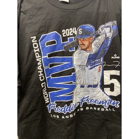 Freddie Freeman 2024 MVP  Los Angeles Dodgers No 5 Rare Fan T Shirt xl - Picture 2 of 6